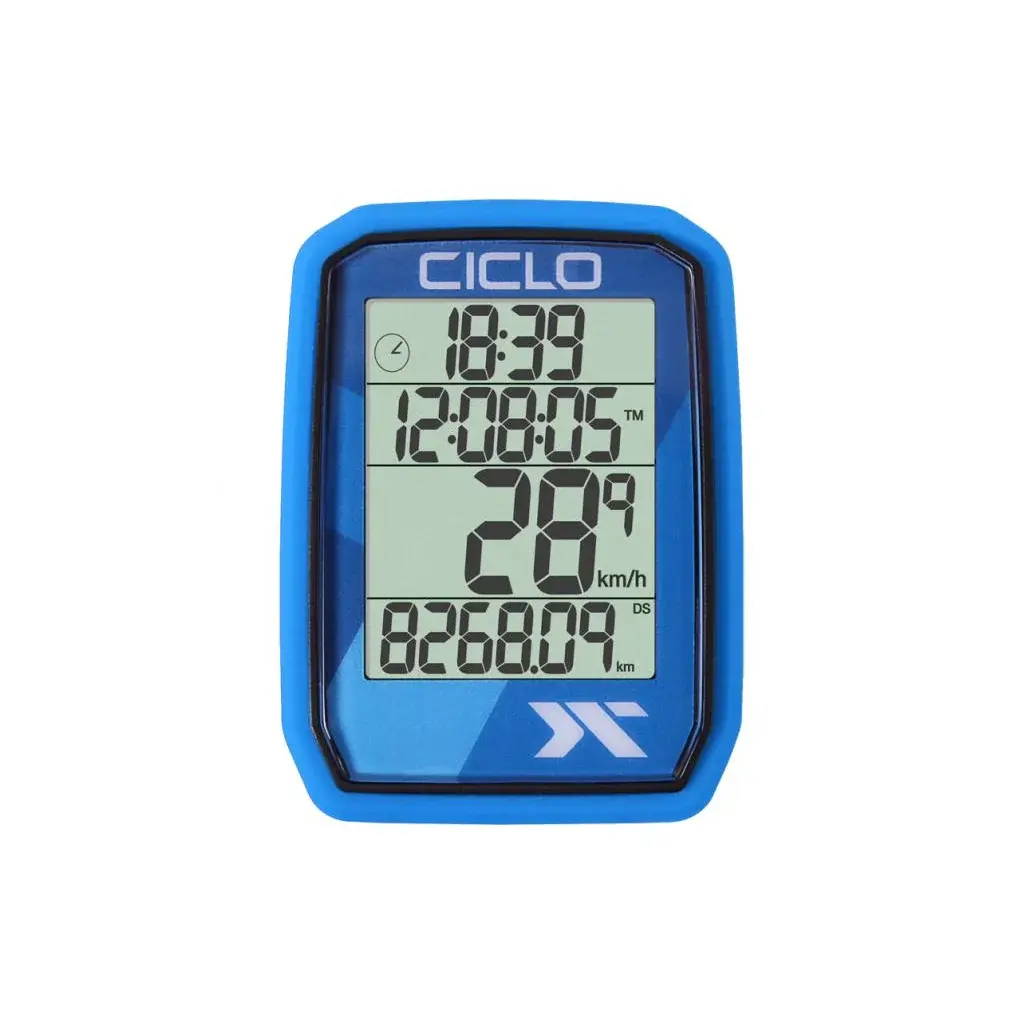 Ciclo sport Fietscomputer Ciclo sport Protos 205 draadloos blauw