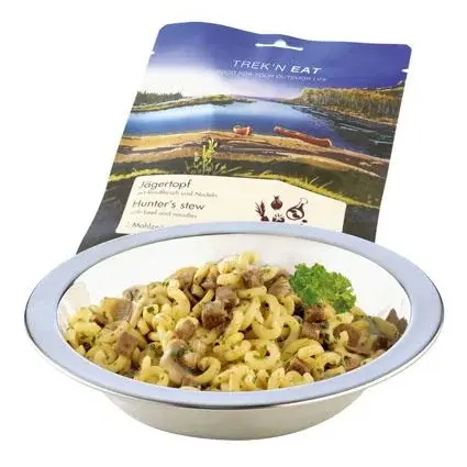 Trek´n Eat Trekkingmaaltijd Trek´n Eat Pasta met geselecteerd rundvlees in geurige kruiden op jagerswijze