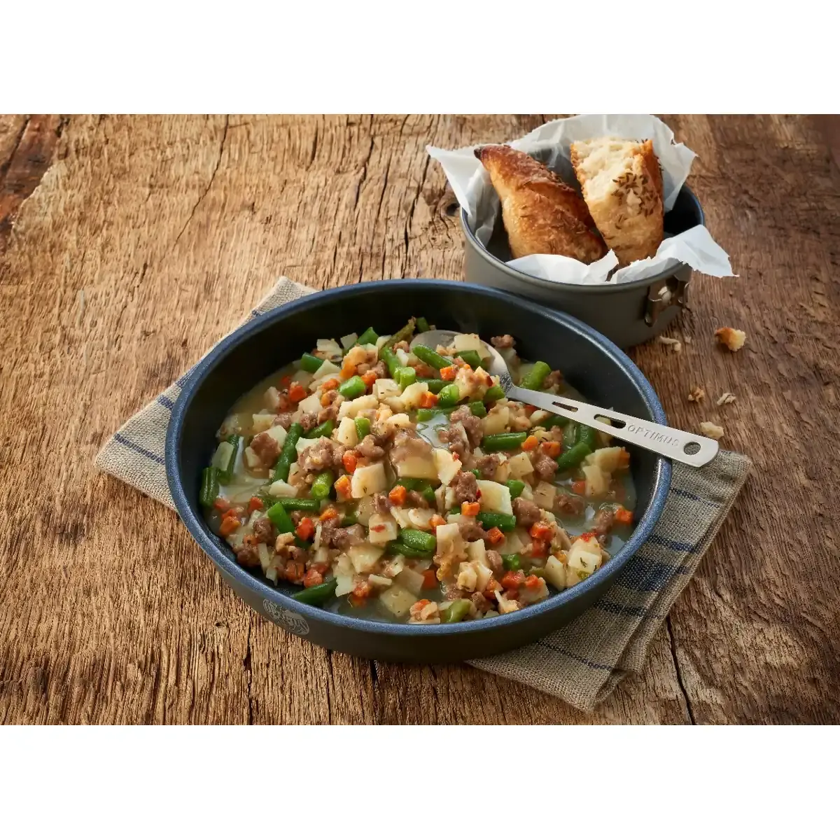 Trek´n Eat Trekkingmaaltijd Trek´n Eat Toscaanse rundvleesspecialiteit met aardappelen en bonen (GLUTENVRIJ) (170 g, 649 kcal)
