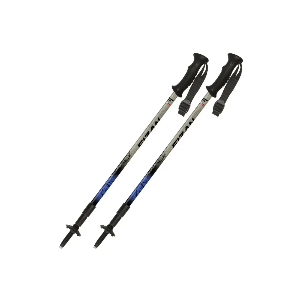 FIZAN Wandelstokken FIZAN Explorer beige/blue