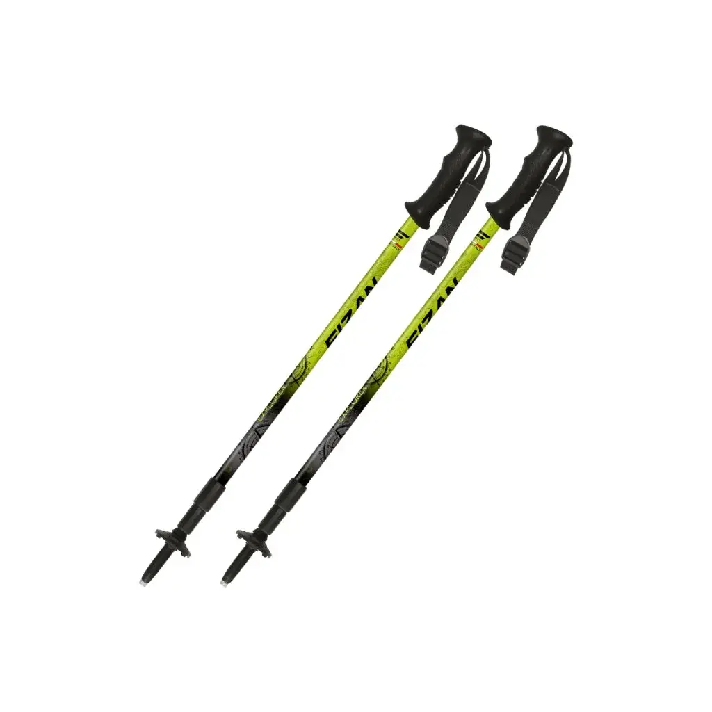 FIZAN Wandelstokken FIZAN Explorer lime/grey