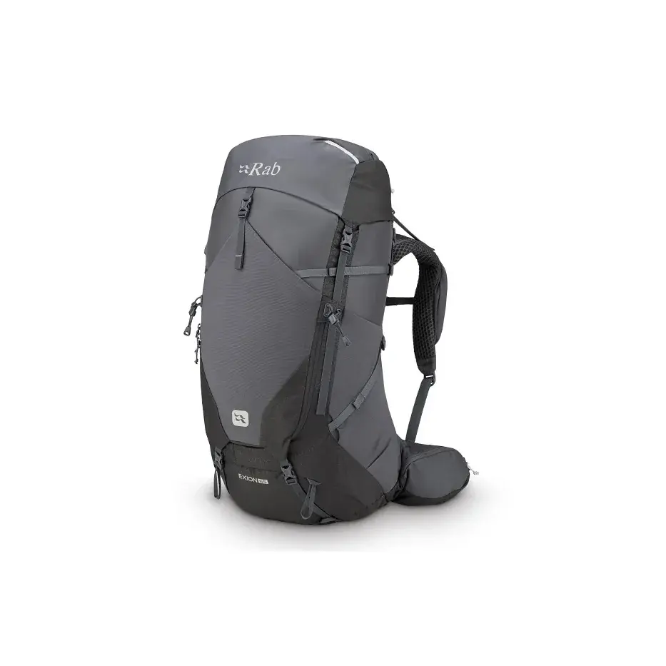 RAB Dames trekkingrugzak RAB Exion 65 anthracite/graphene LXL