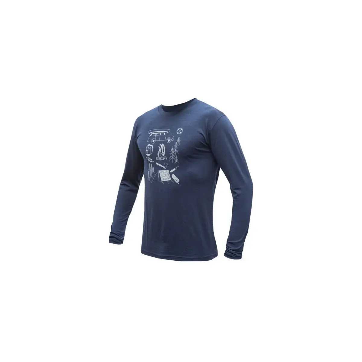 Sensor Shirt Sensor Merino Active Outside deep blue