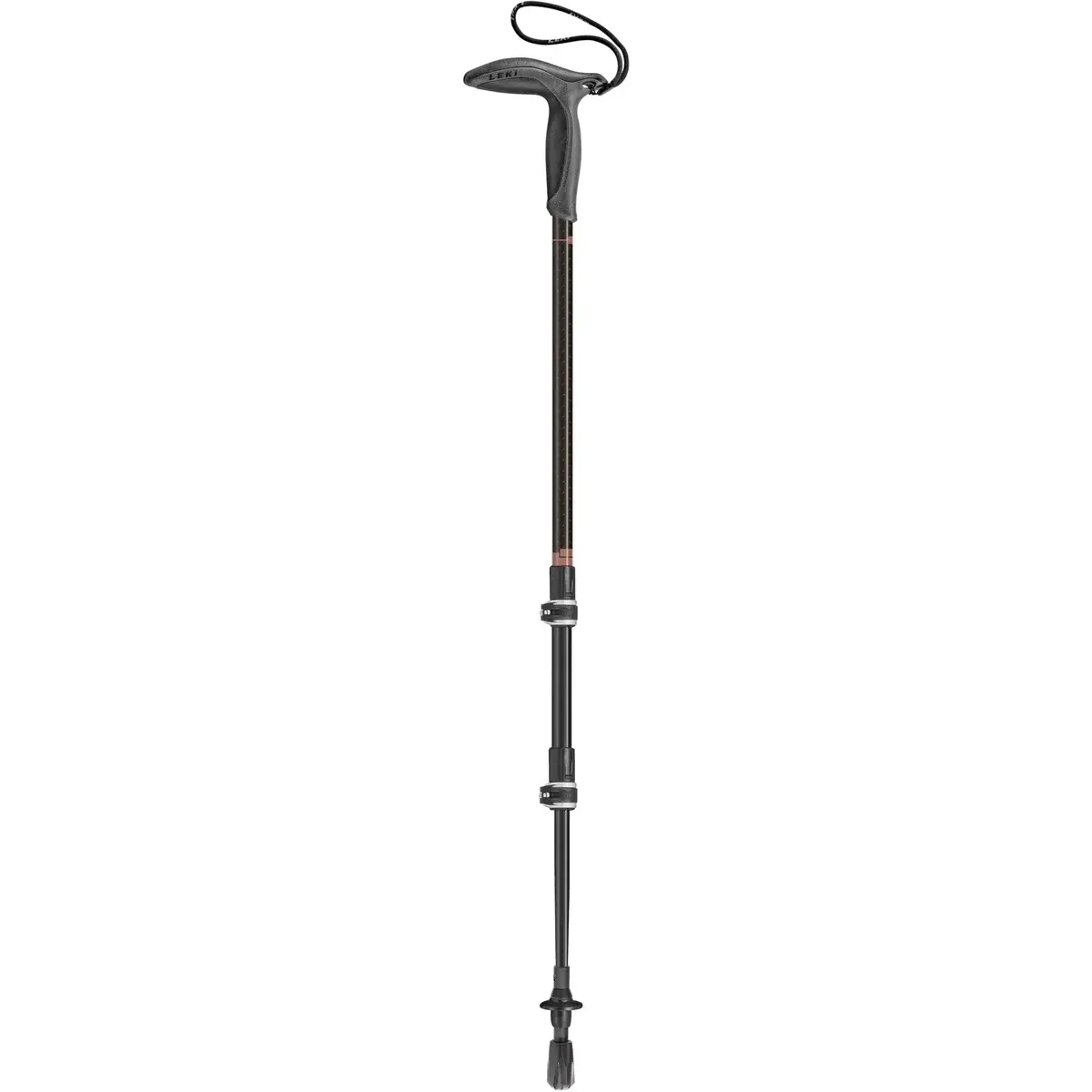 Leki Wandelstok Leki Makalu gunmetal-dark anthracite-copper 90-120 cm