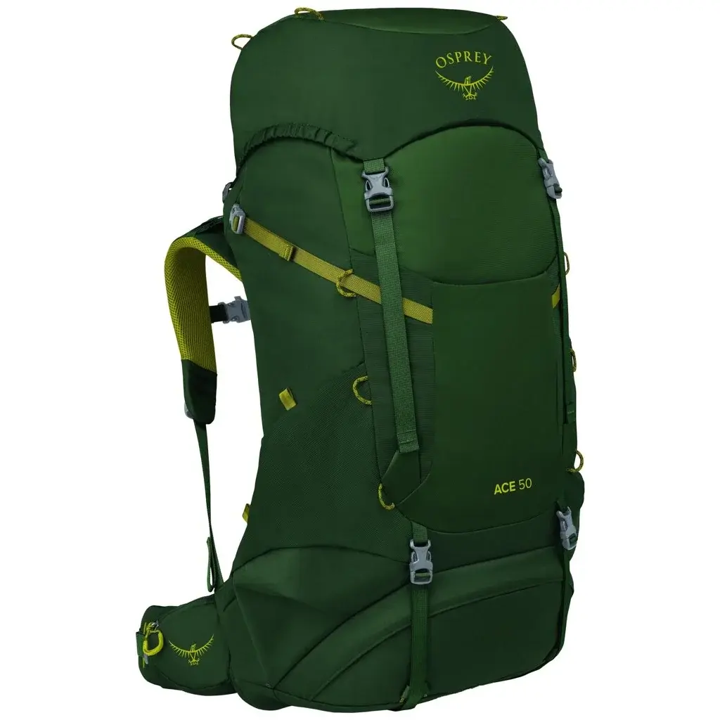 Kinderrugzak Osprey Ace 50L green canopy/matcha green