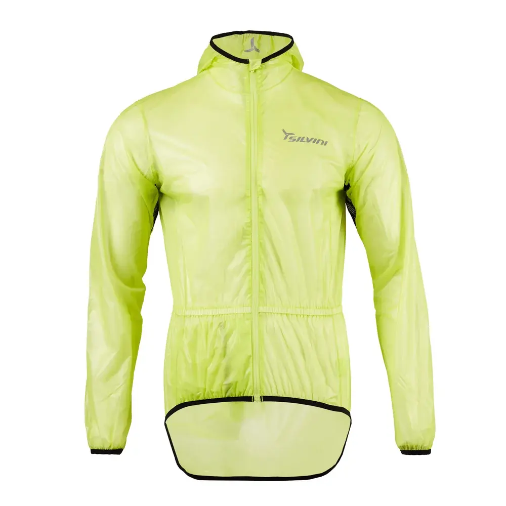 Silvini Unisex fietsregenjas Silvini Savio UJ397 lime