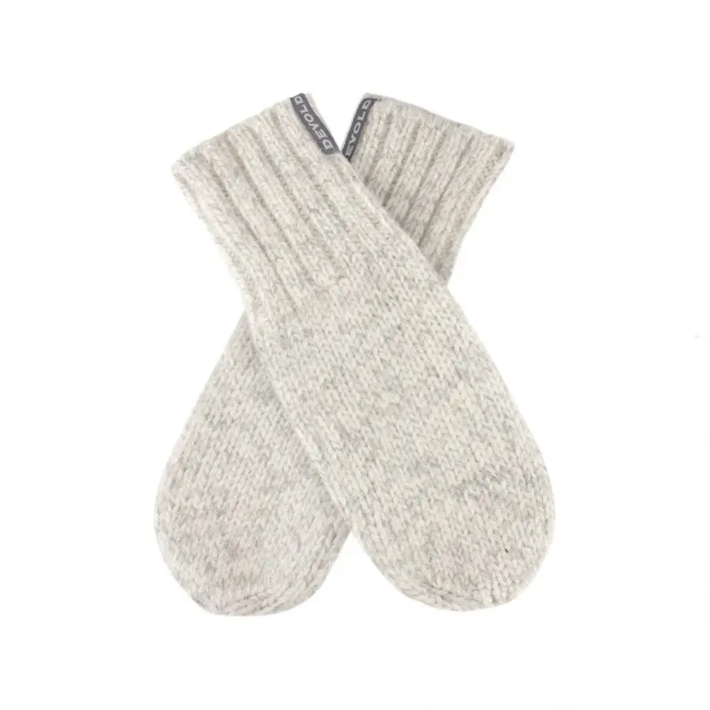 Devold Unisex handschoenen Devold Nansen Wool Mitten grijs