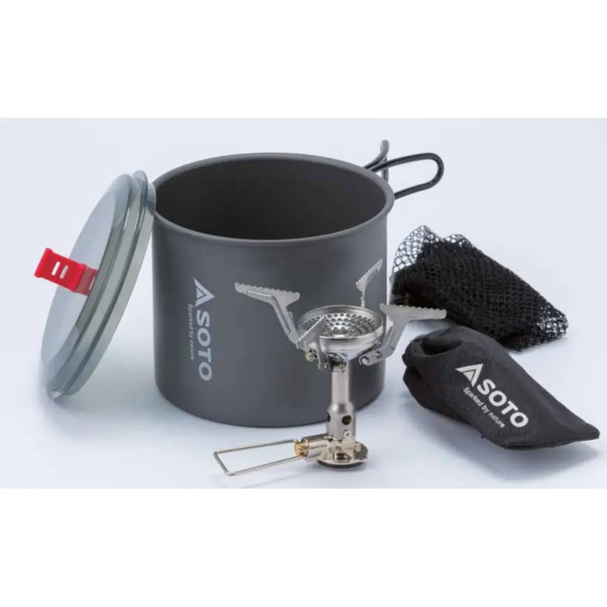 SOTO Brander SOTO Amicus w/o igniter + New River Pot Combo