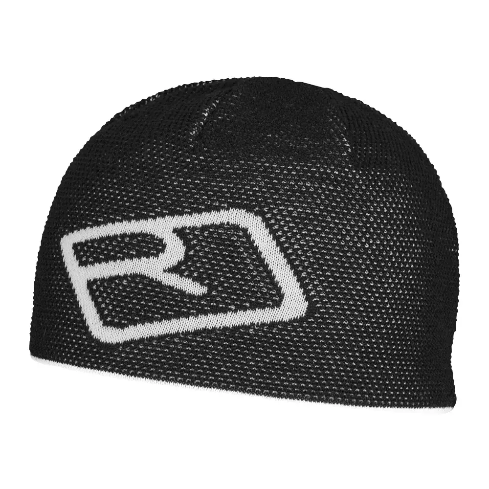 Ortovox Wollen muts Ortovox Merino Logo Knit Beanie black rave