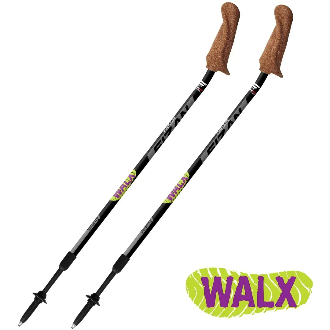 FIZAN Wandelstokken Fizan Walx Velocity zwart