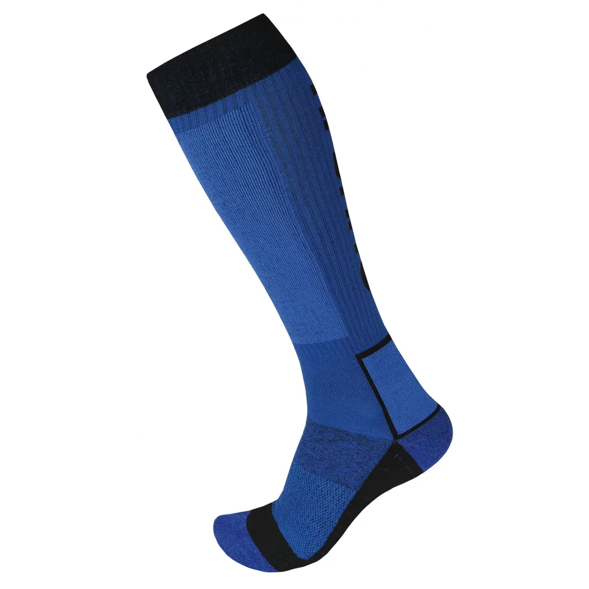 Hoge sokken Husky Snow Wool blauw/zwart