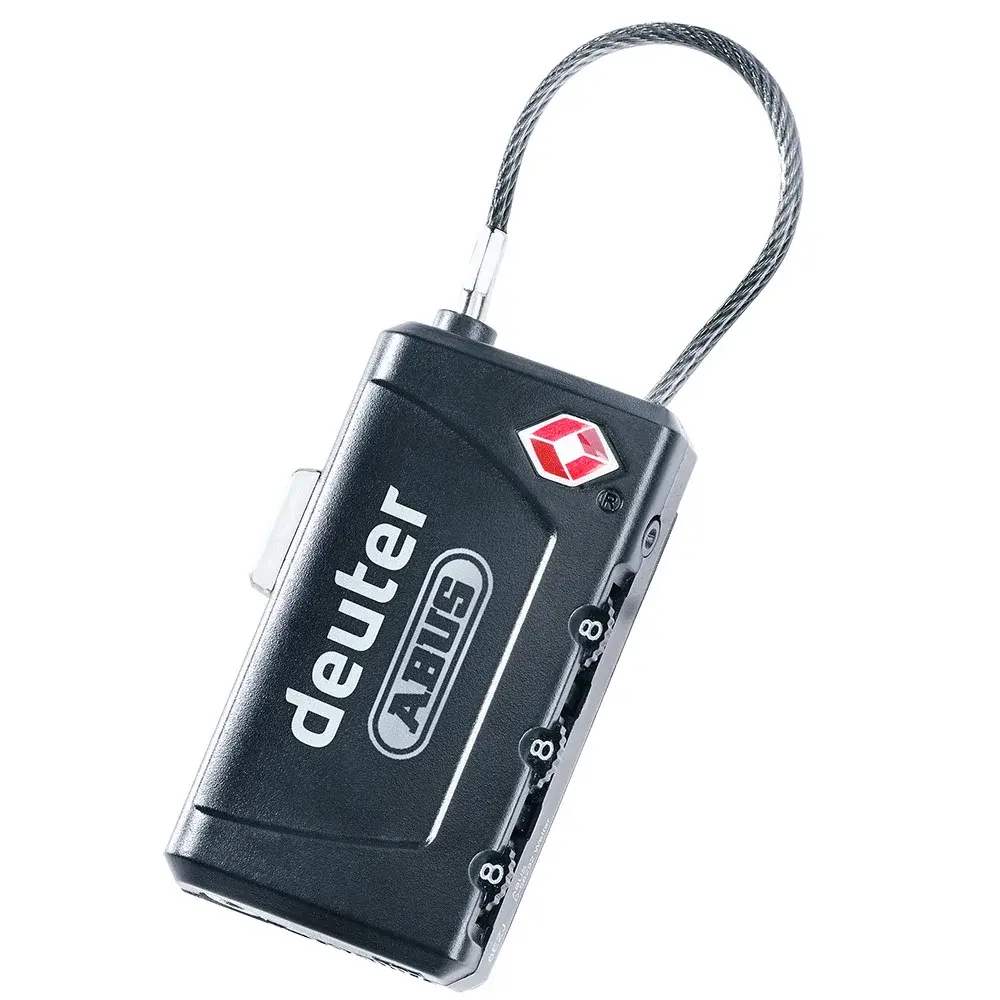 Deuter Rugzakslot Deuter TSA Cable Lock Black one-size