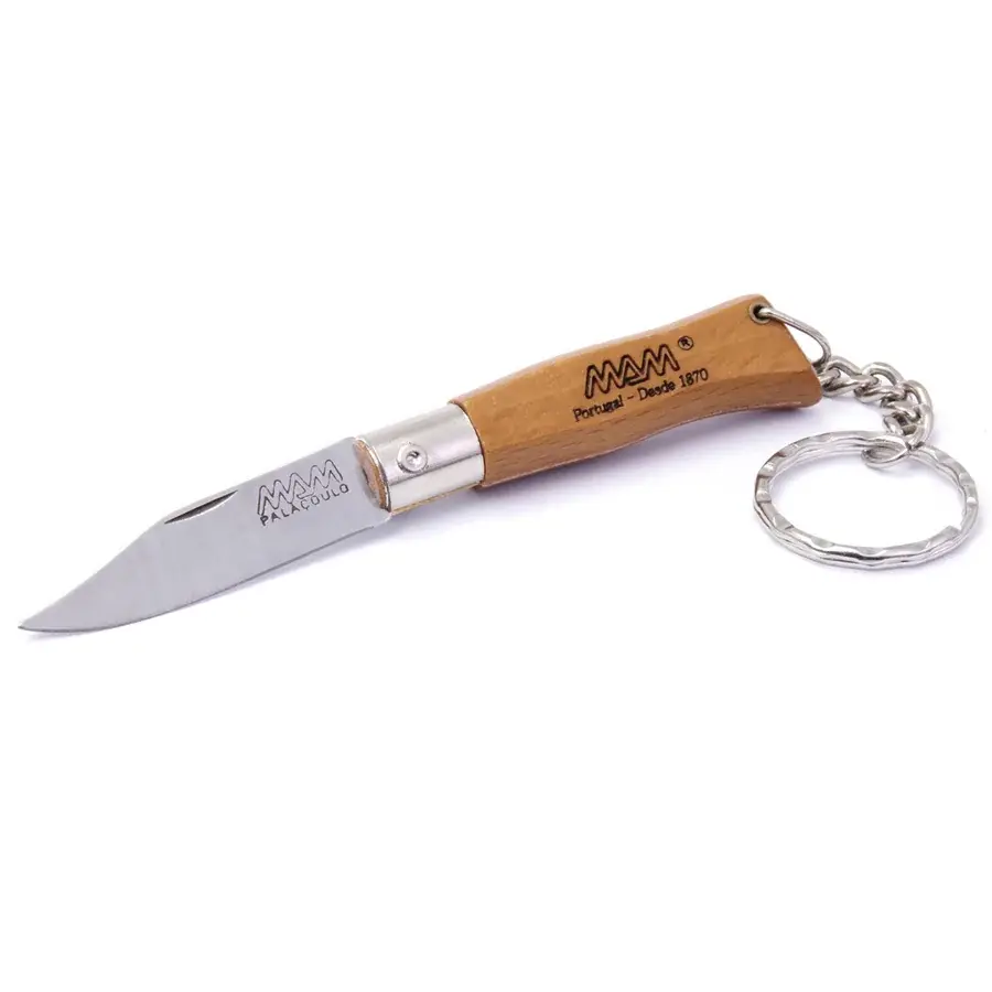 MAM Zakmes met sleutelhanger MAM Douro 2002 4,5 cm beuk