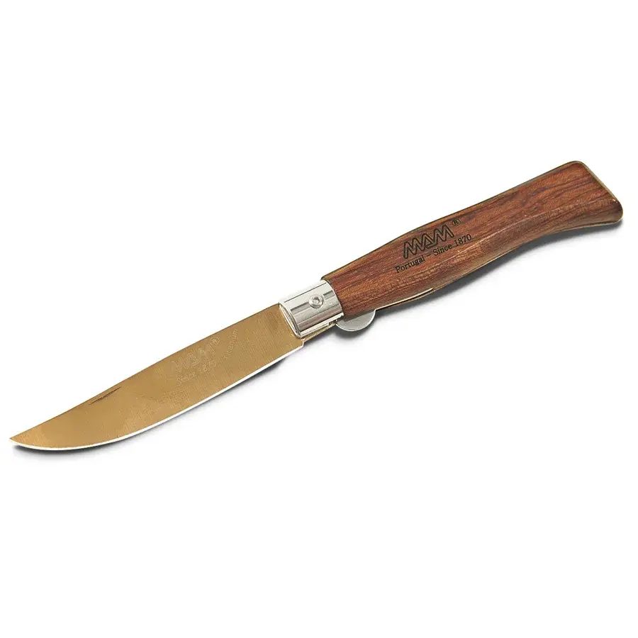 MAM Zakmes met vergrendeling MAM Douro 2084 Bronze Titanium 8,3 cm bubinga