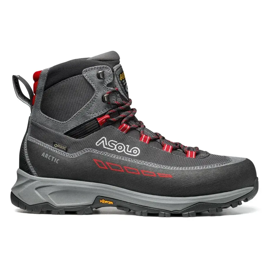 Asolo Winterbergschoen Asolo Arctic GV grey/gunmetal/red/a176